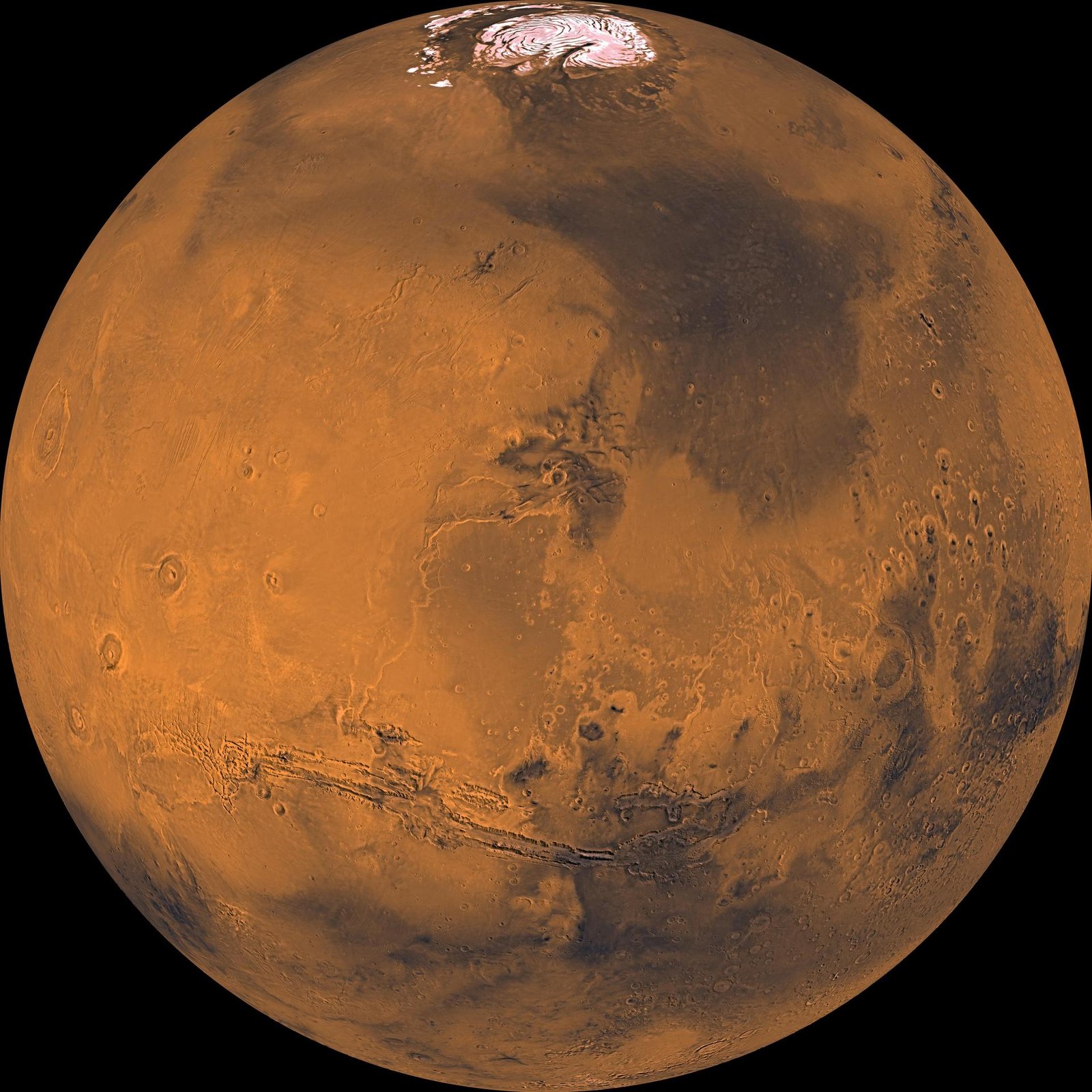 A Mars bolygó a Viking szondák felvételein (NASA)